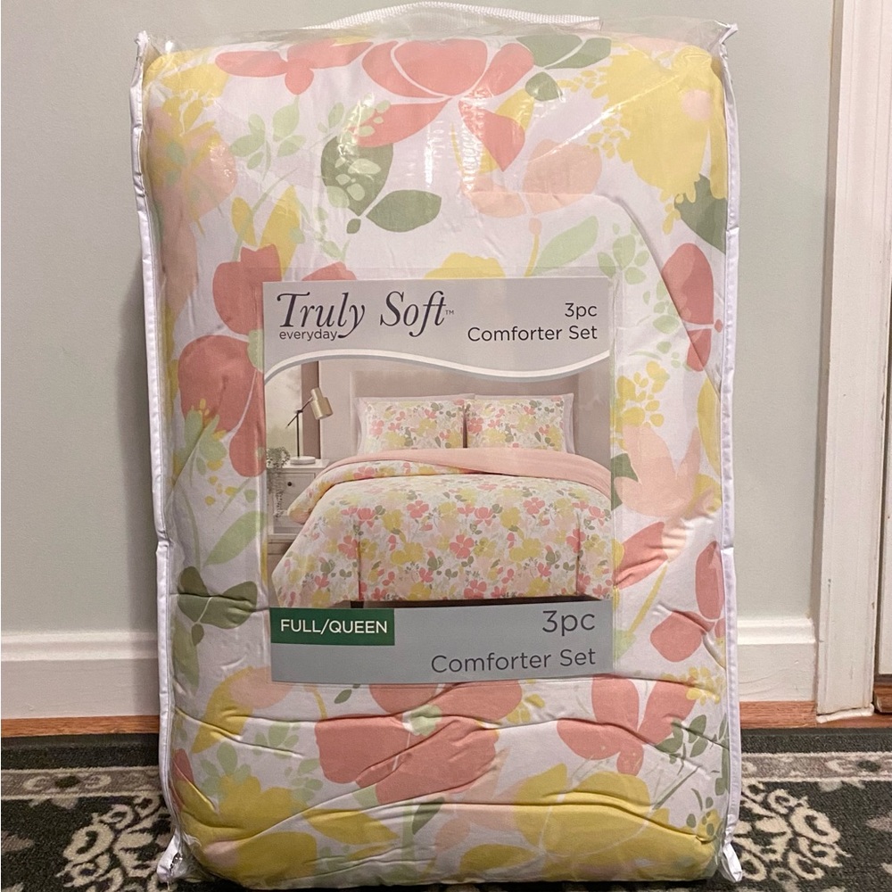 Truly Soft Garden Floral Comforter Set
